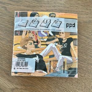 PaperProducts Design Girls Night Paper Cocktail Beverage Napkins - Thumbnail 2